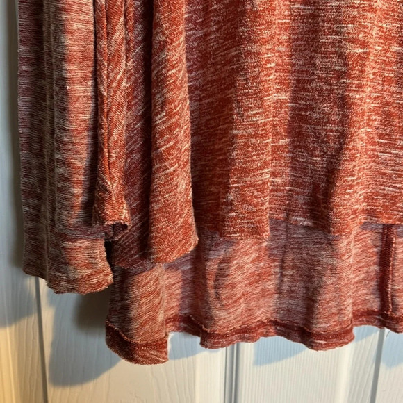 We The Free Sunday Hacci women’s red oversized long sleeve blouse size XS - Picture 4 of 7